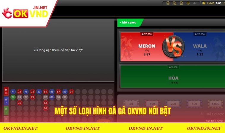 Các hình thức đấu chiến kê nổi bật tại OKVND